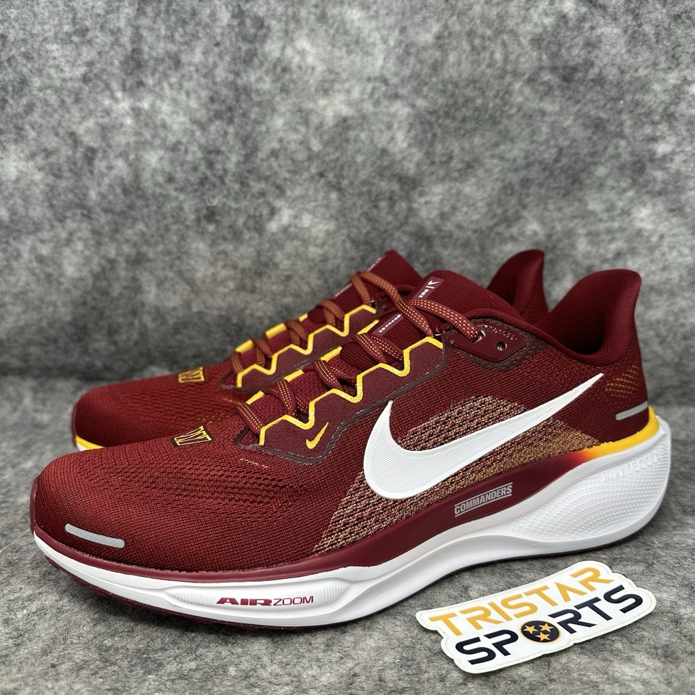 Washington Commanders Shoes Mens Size 9 Nike Zoom Pegasus 41 Running FZ5069-600
